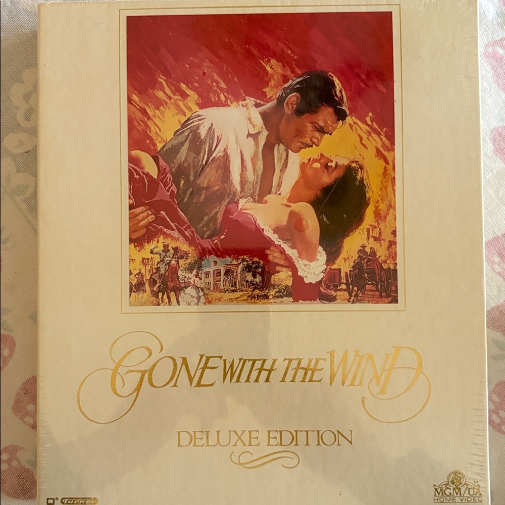 Gone with the Wind vintage deluxe edition VHS set in original shrink wrap.